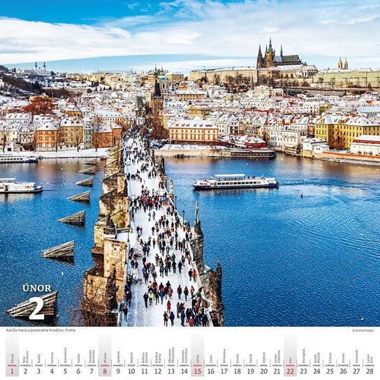 Křížem krážem Českou republikou 2026 - nástěnný kalendář