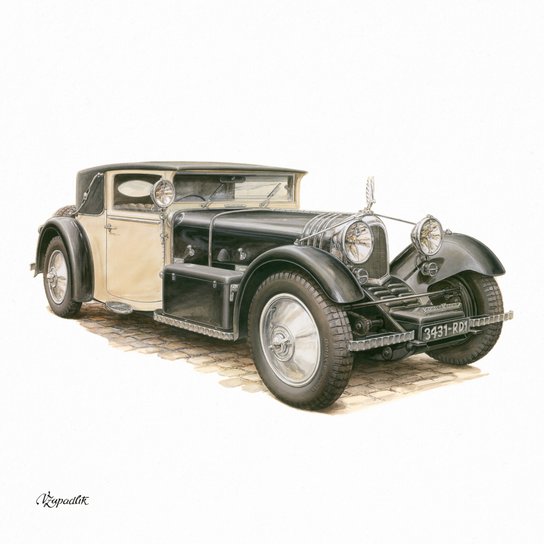 Poznámkový kalendář Classic Cars 2026 - nástěnný kalendář