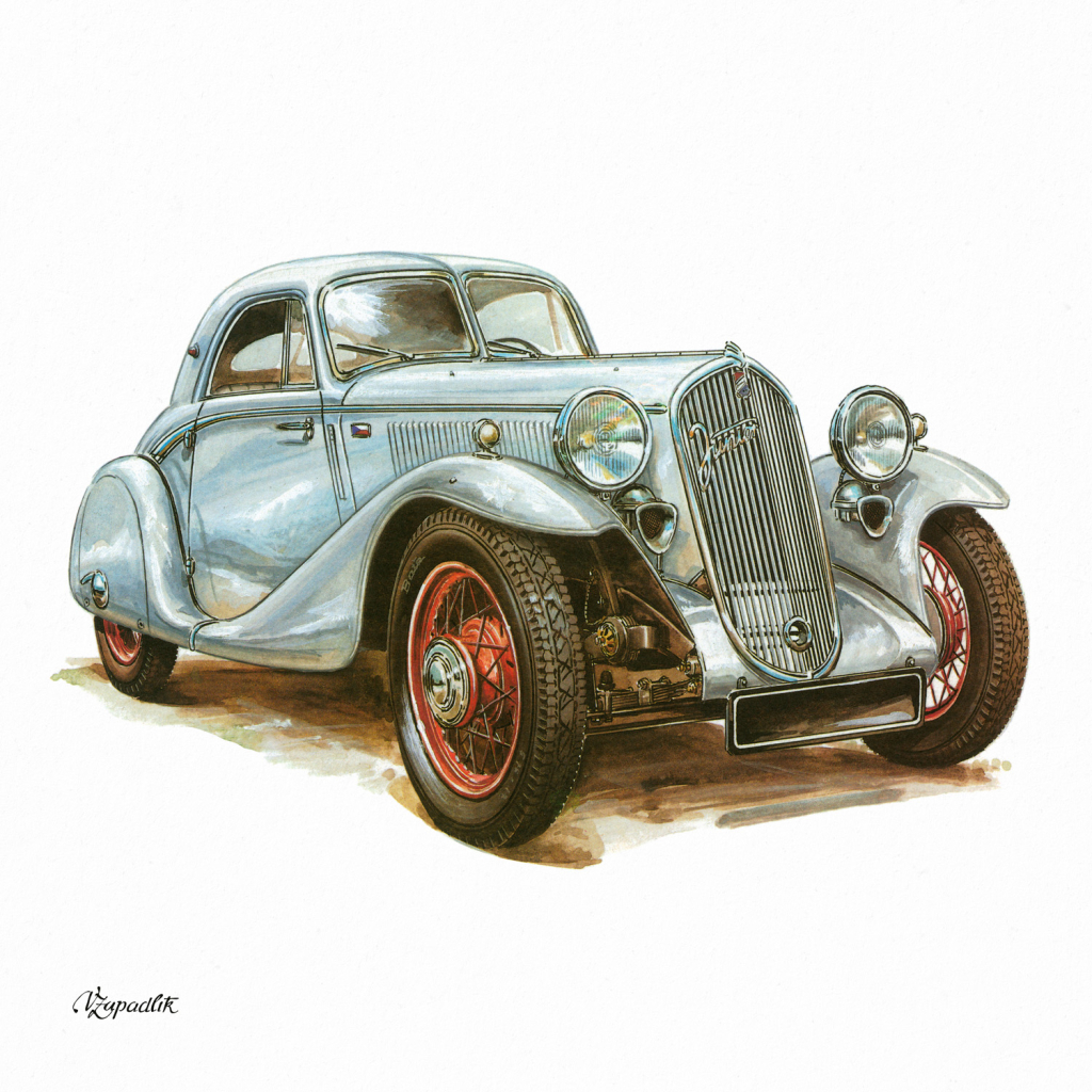 Poznámkový kalendář Classic Cars 2026 - nástěnný kalendář