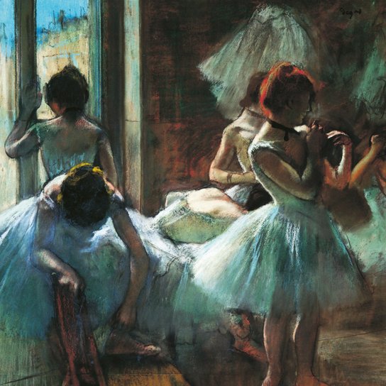 Poznámkový kalendář Edgar Degas 2026 - nástěnný kalendář