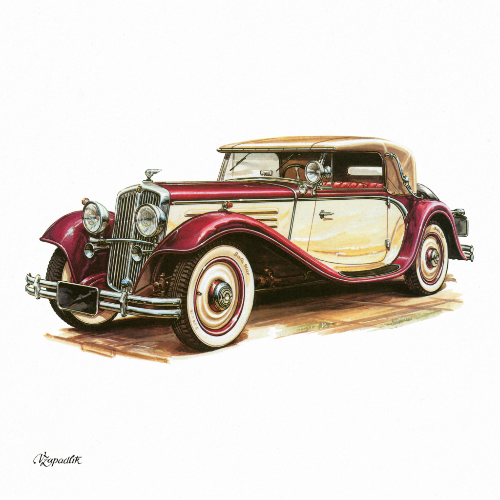 Poznámkový kalendář Classic Cars 2026 - nástěnný kalendář