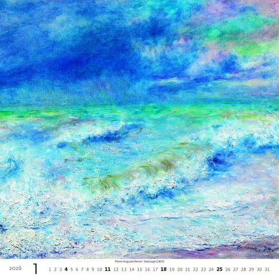 Impressionism 2026 - nástěnný kalendář
