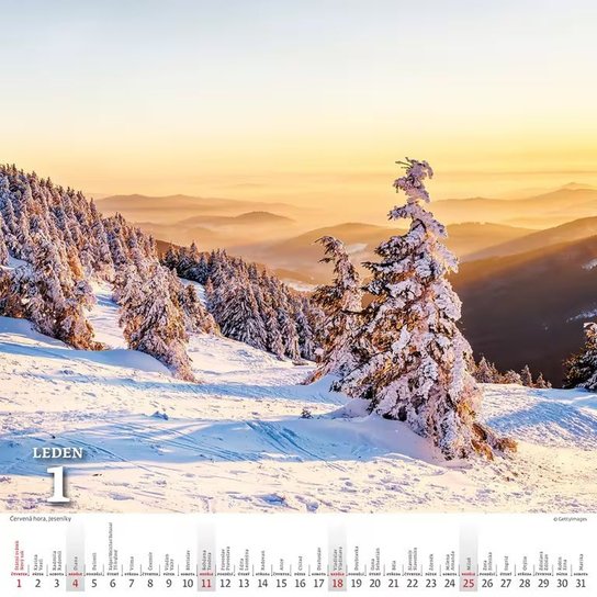 Křížem krážem Českou republikou 2026 - nástěnný kalendář