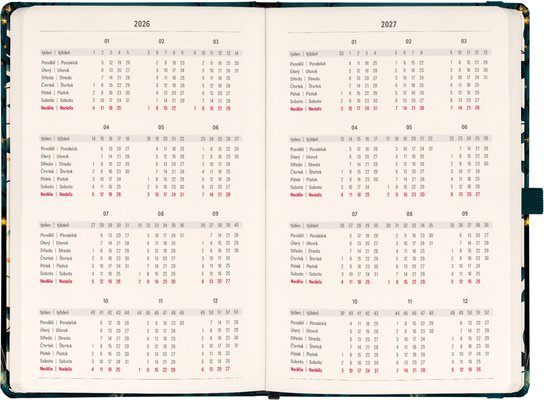 Planbook diář/notes Liška 2026