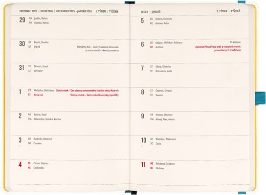 Planbook diář/notes Herbář 2026