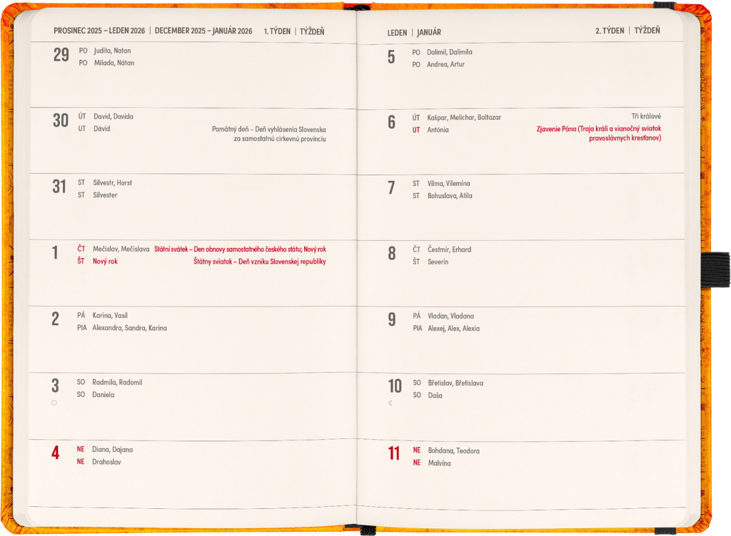 Planbook diář/notes Harry Potter 2026