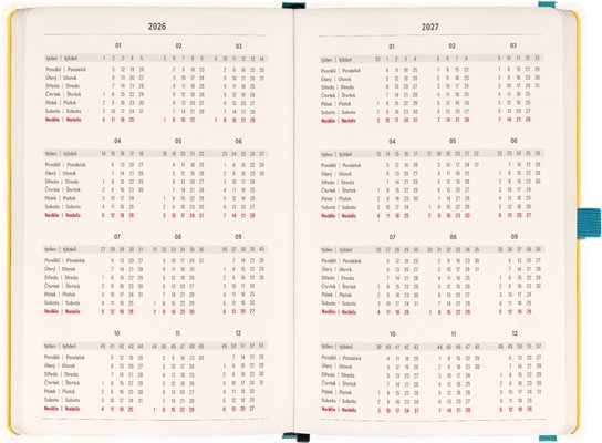 Planbook diář/notes Herbář 2026