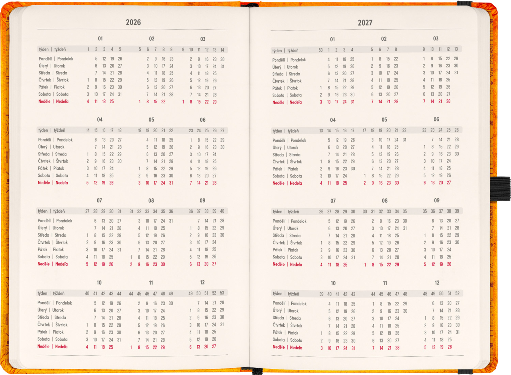 Planbook diář/notes Harry Potter 2026