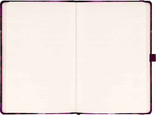 Planbook diář/notes Fialové květy 2026