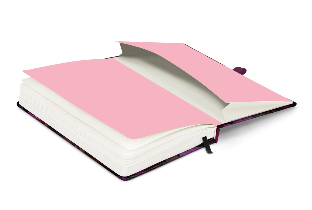 Planbook diář/notes Fialové květy 2026