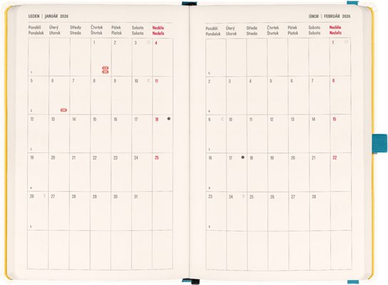 Planbook diář/notes Herbář 2026
