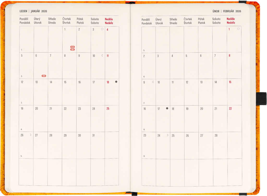 Planbook diář/notes Harry Potter 2026