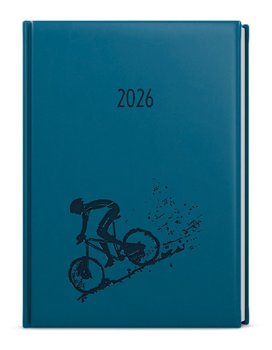 Denní diář 2026 David Vivella s ražbou A5 petrolejová Kolo