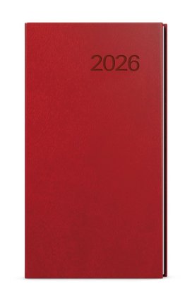Týdenní diář 2026 Jakub Vivella kapesní bordó
