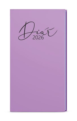 Týdenní diář 2026 Jakub Lamino Pastel kapesní fialová