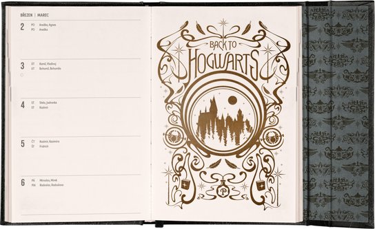 Týdenní magnetický diář 2026 Harry Potter