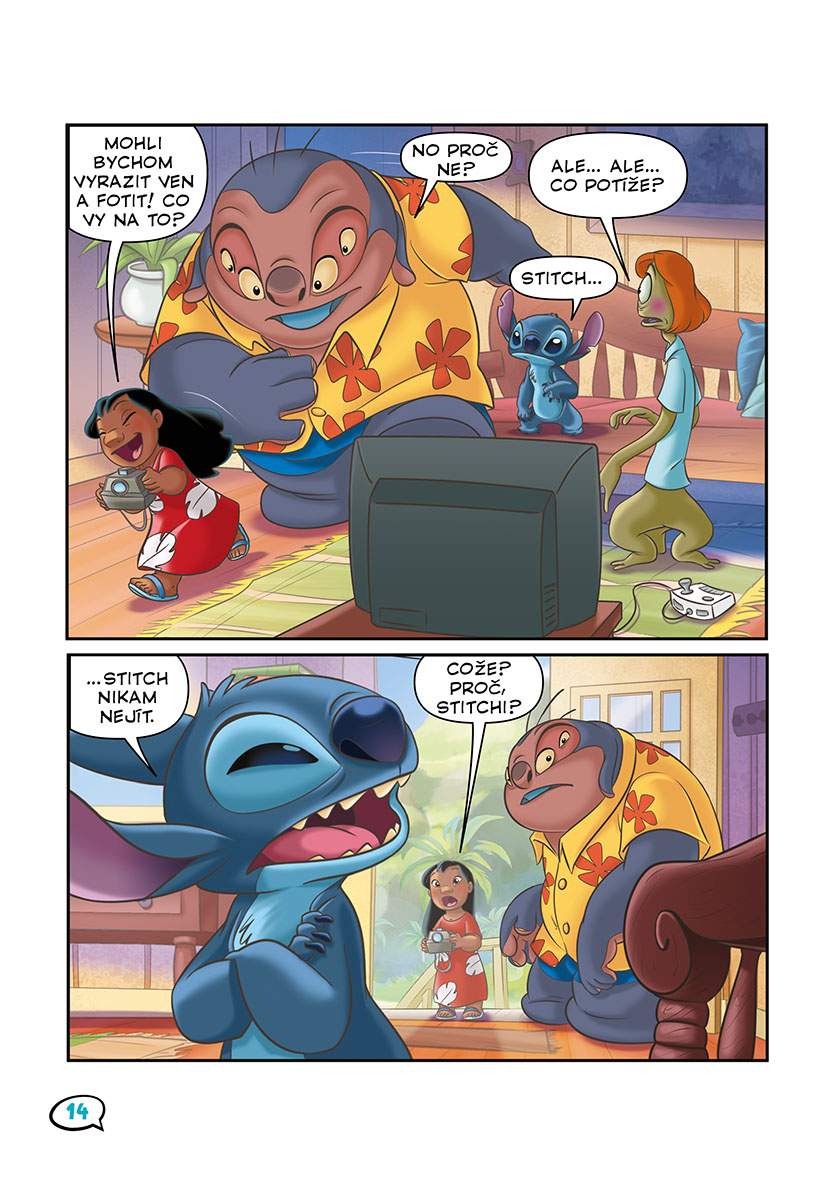 Stitch - Napínavý závod