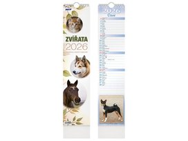 Zvířata 2026 - nástěnný kalendář