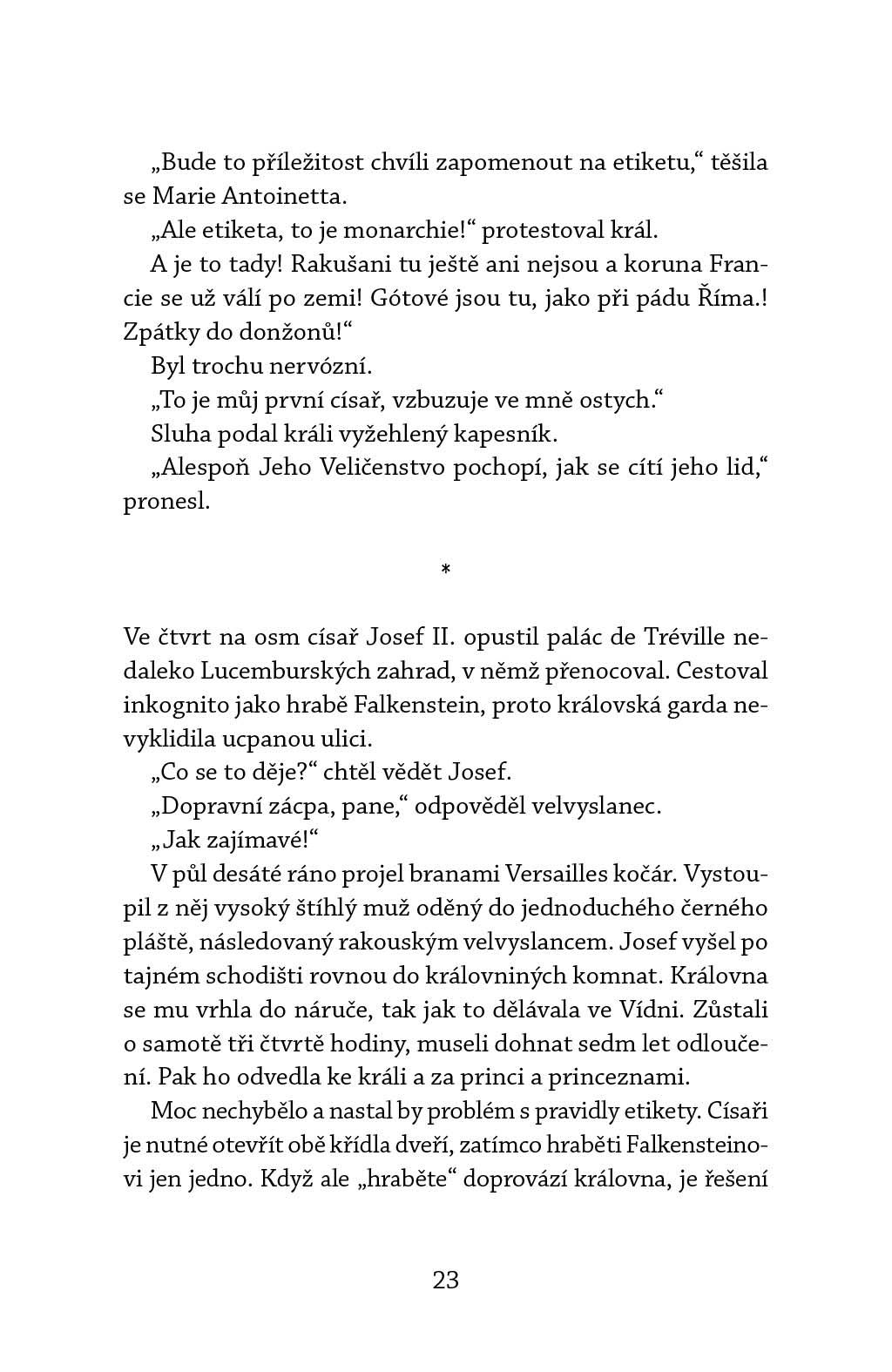 V tajných službách Marie Antoinetty: Nevěsta si oblékla smrt