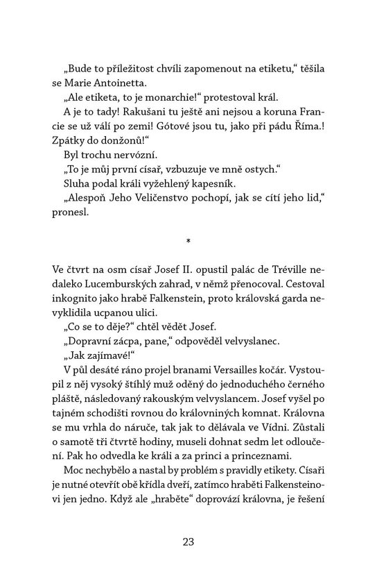 V tajných službách Marie Antoinetty: Nevěsta si oblékla smrt