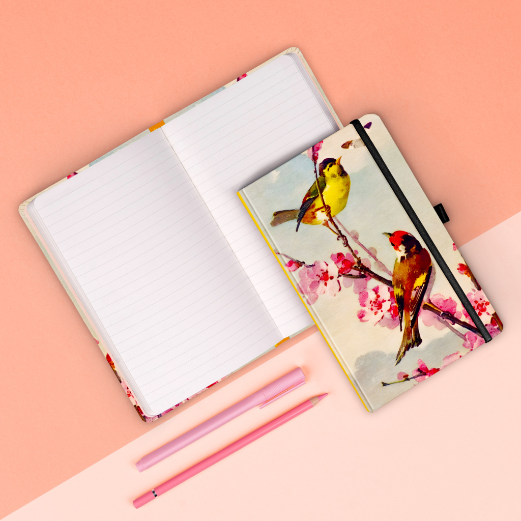 NOTIQUE Notes Ptáčci Sakura Kateřiny Winterové