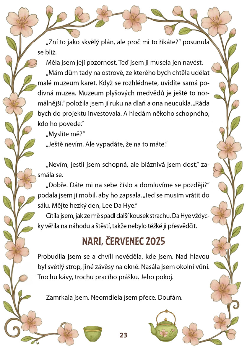 Knihovník a malířka času A2/B1