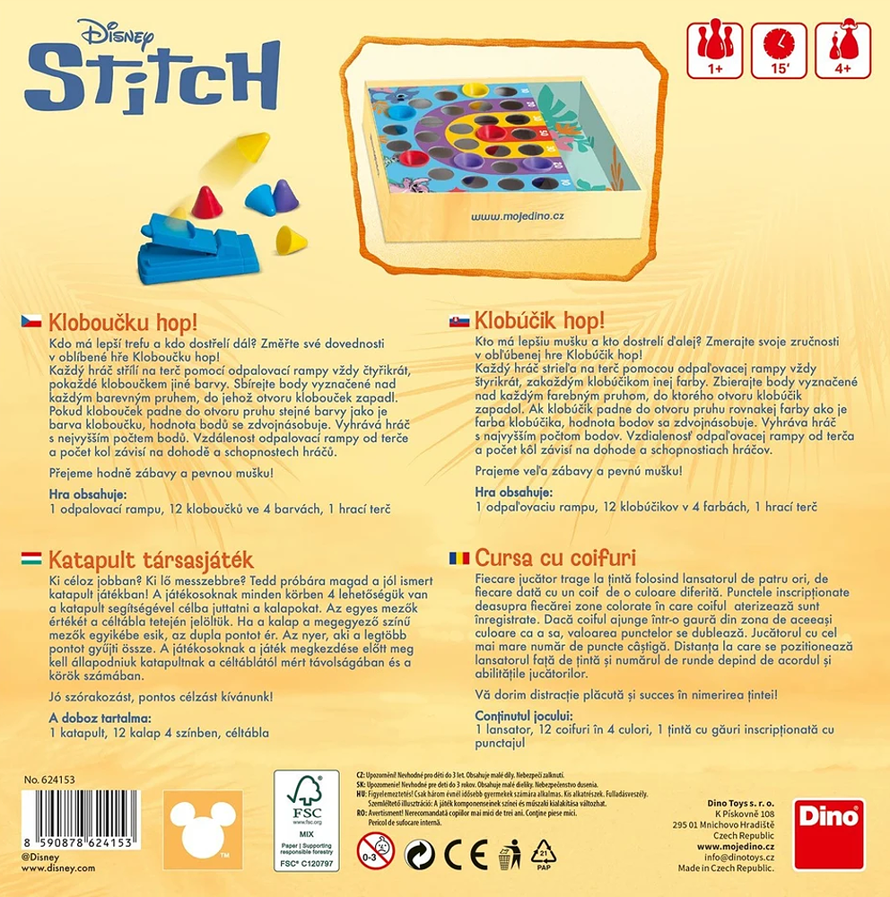 Hra Kloboučku hop Stitch a Angel