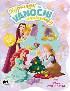 Nejkrásnější vánoční omalovánky se samolepkami Disney Princezny