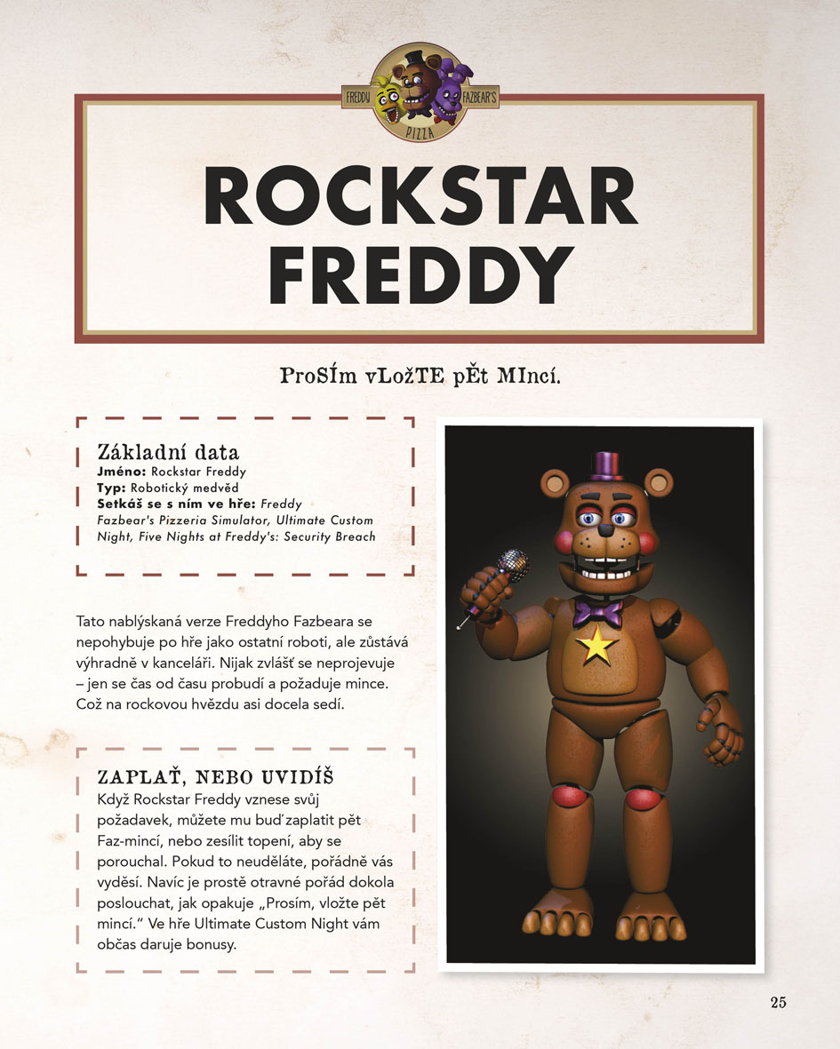 Five Nights at Freddy's: Oficiální encyklopedie postav