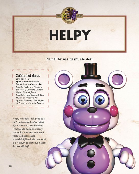 Five Nights at Freddy's: Oficiální encyklopedie postav