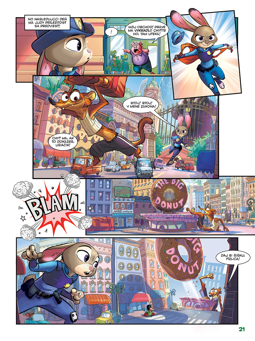 Zootropolis - Filmový príbeh ako komiks
