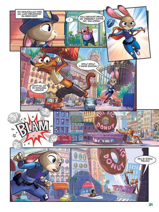 Zootropolis - Filmový príbeh ako komiks