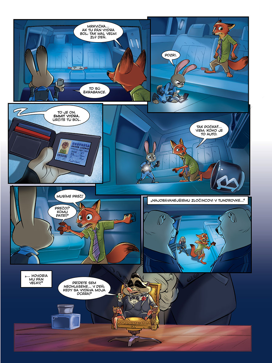 Zootropolis - Filmový príbeh ako komiks