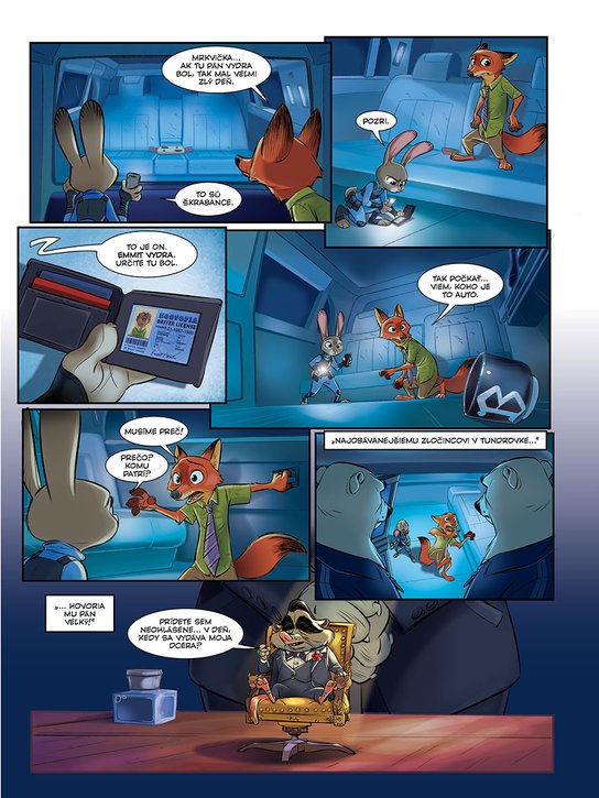 Zootropolis - Filmový príbeh ako komiks