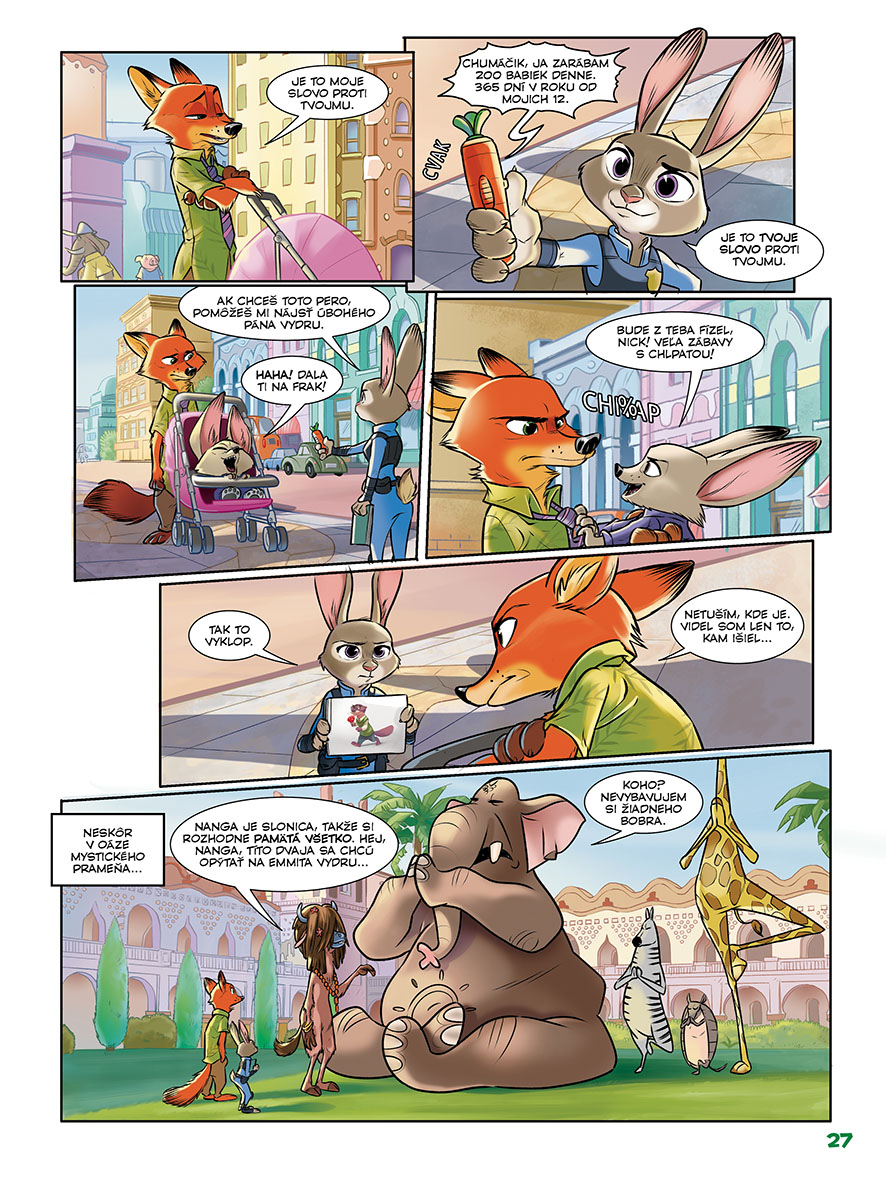 Zootropolis - Filmový príbeh ako komiks