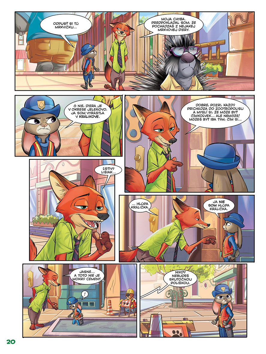 Zootropolis - Filmový príbeh ako komiks