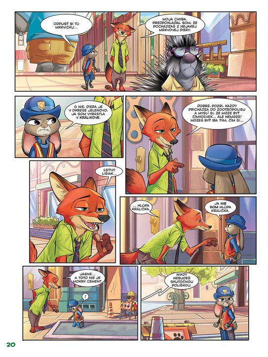 Zootropolis - Filmový príbeh ako komiks
