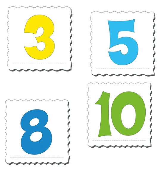 Puzzle Počítání pro nejmenší s čísly 10 dílků