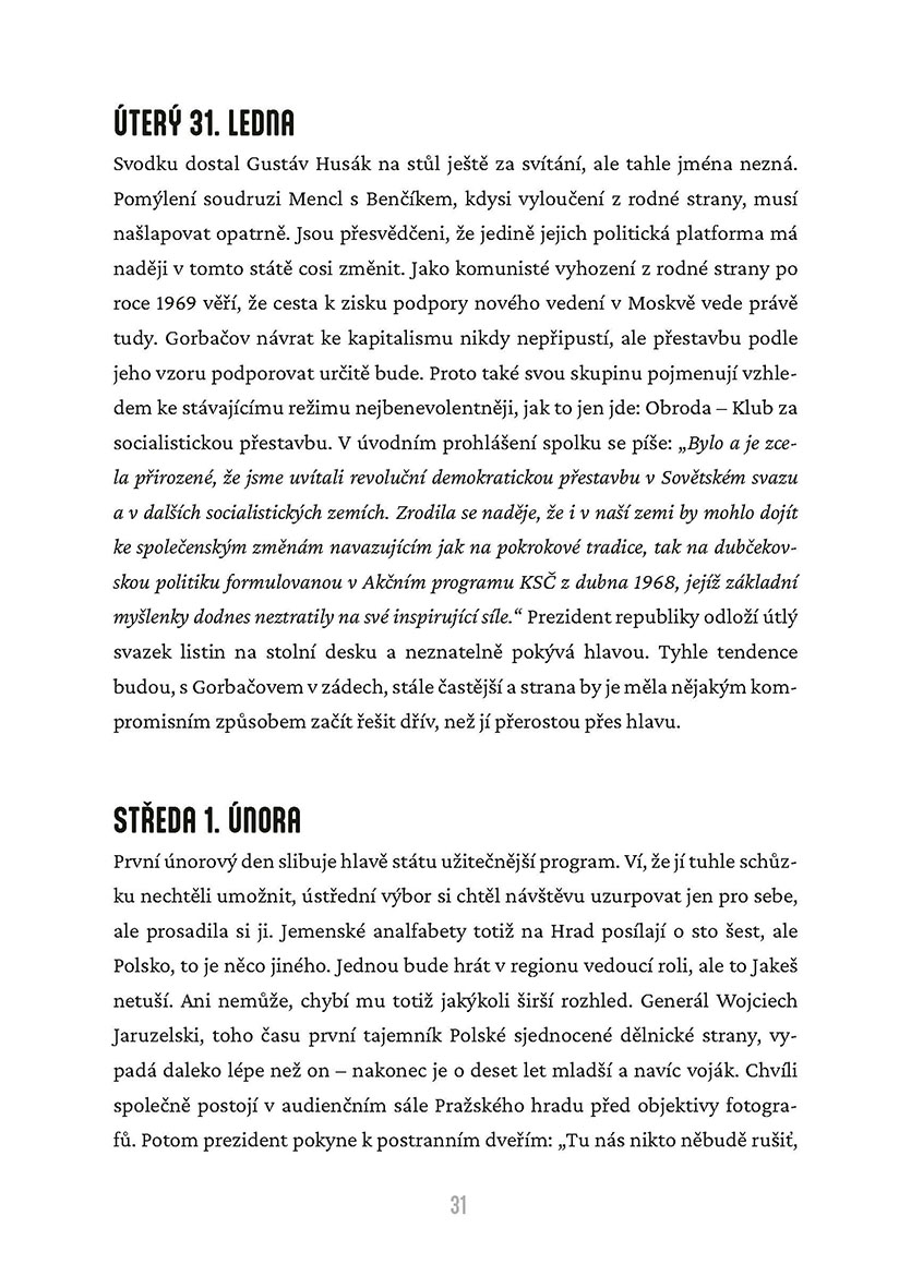 Brána: poslední rok socialismu