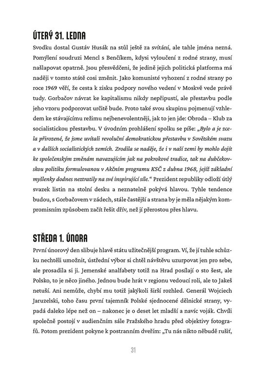Brána: poslední rok socialismu