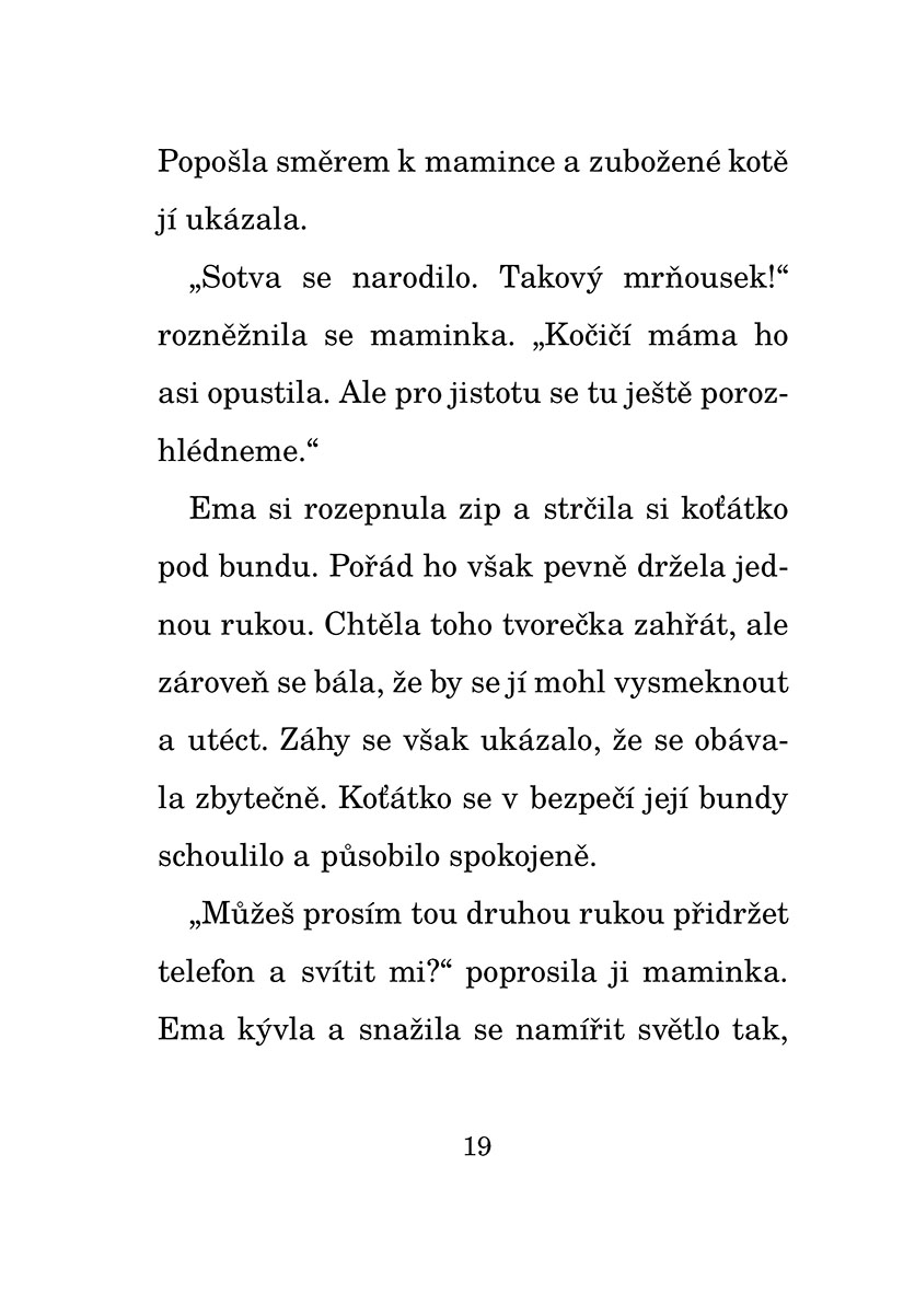 Kotě, které se ztratilo o Vánocích