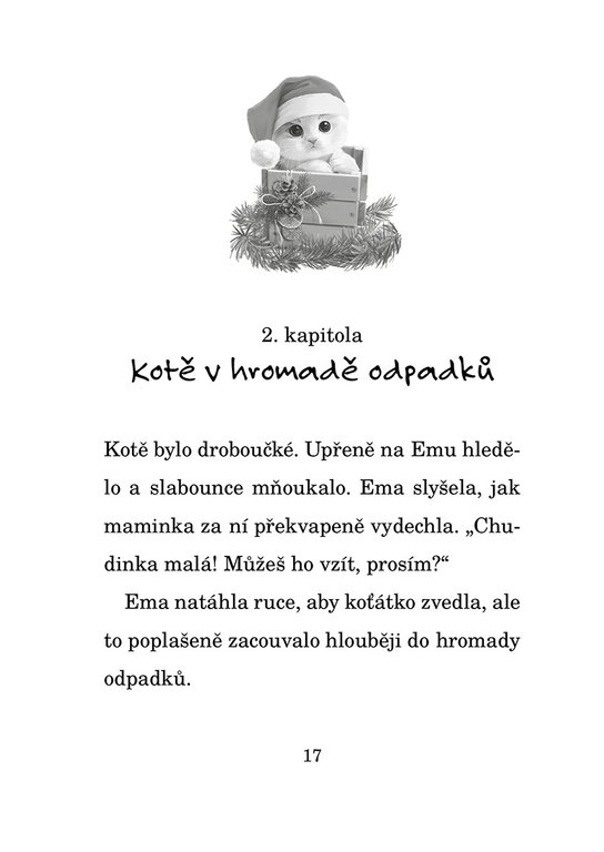 Kotě, které se ztratilo o Vánocích