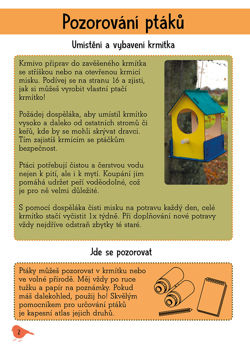 Poznáváme přírodu: Ptačí krmítko