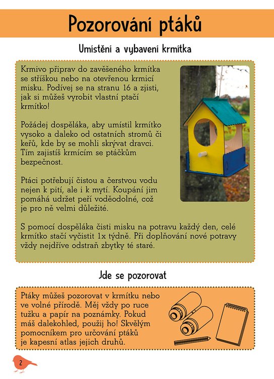 Poznáváme přírodu: Ptačí krmítko