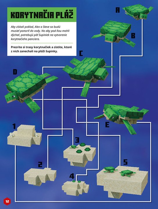 Minecraft - Honba za pokladom so samolepkami