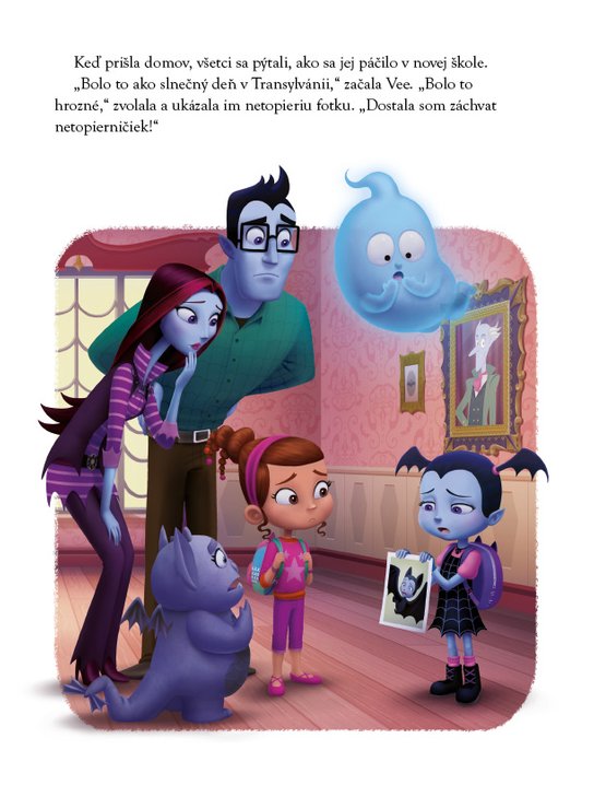 Vampirina - Vyfarbuj, čítaj, nalepuj