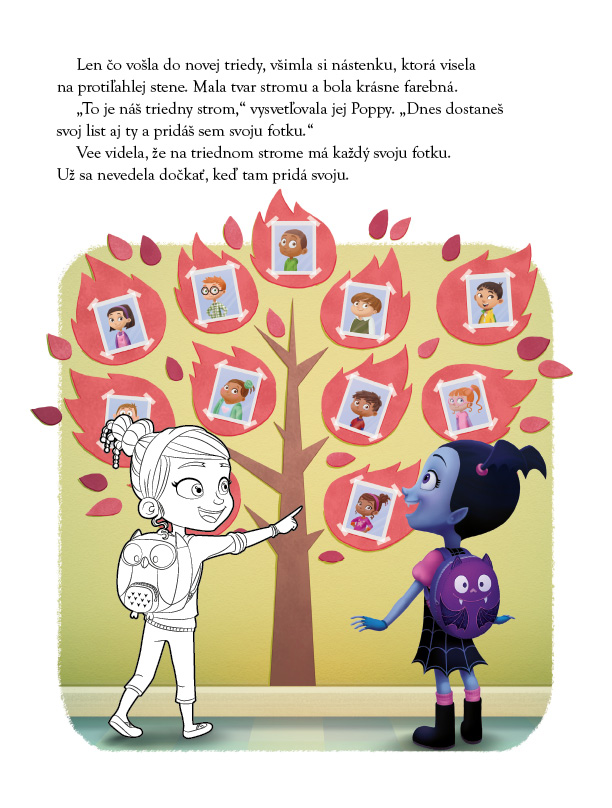 Vampirina - Vyfarbuj, čítaj, nalepuj