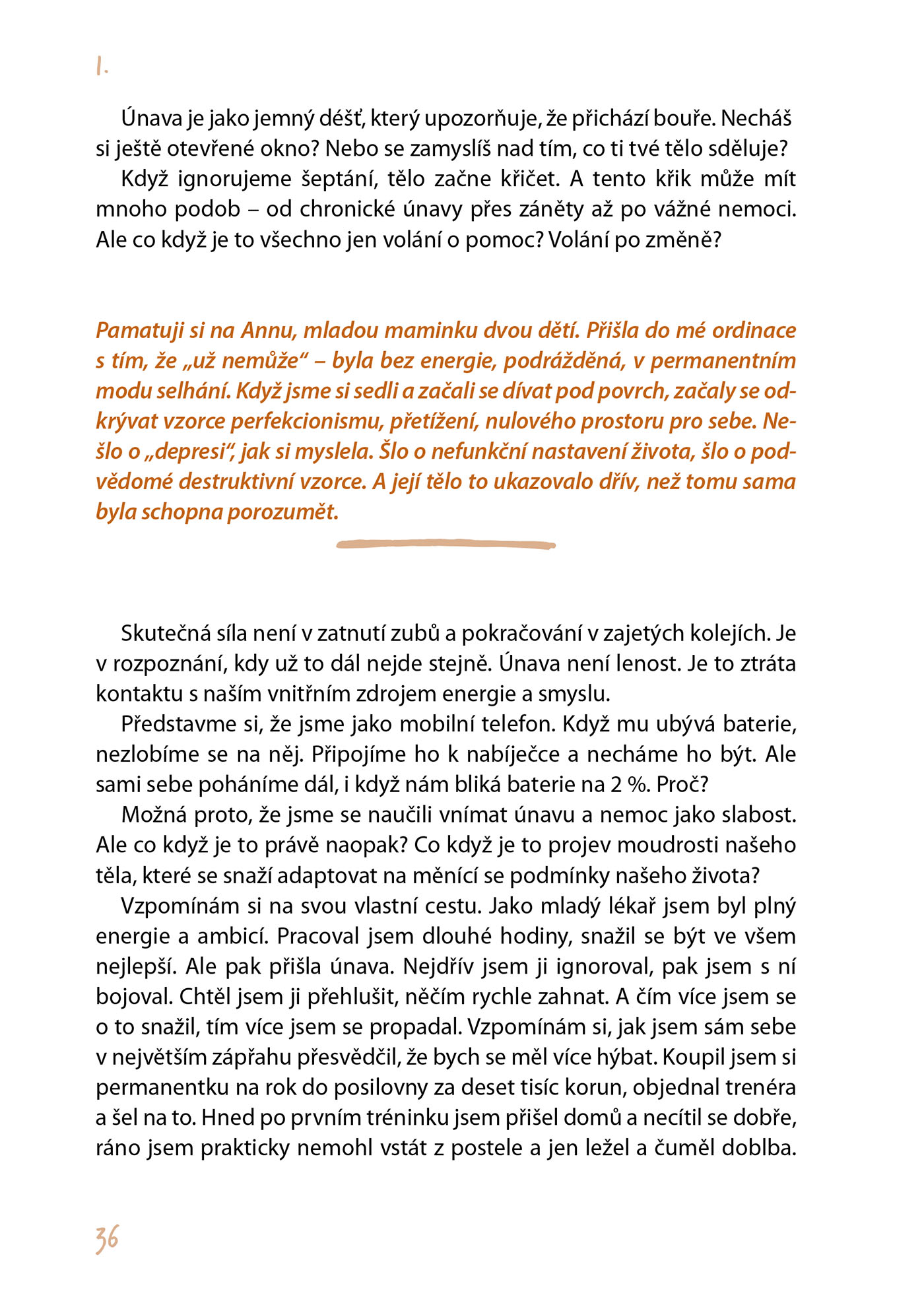 Jan Vojáček: Únava není normální