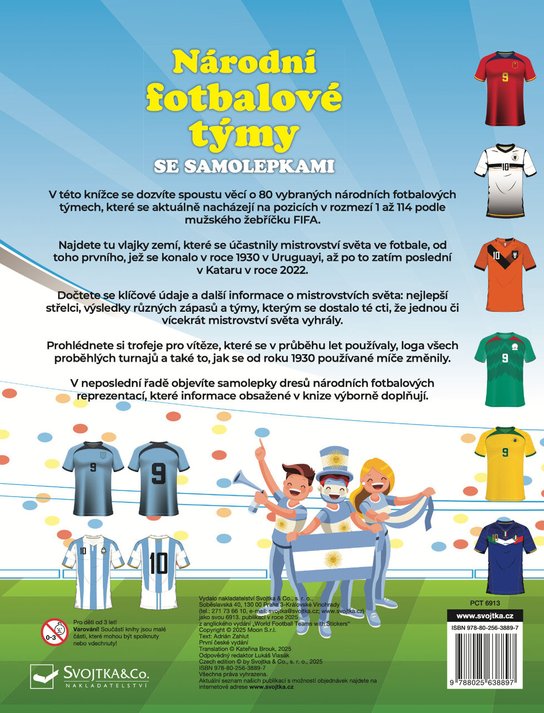 Národní fotbalové týmy se samolepkami