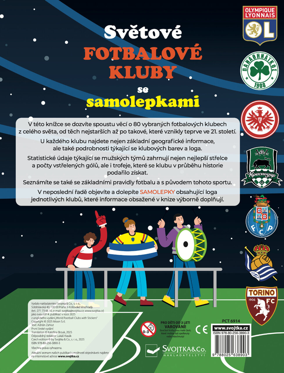 Světové fotbalové kluby se samolepkami